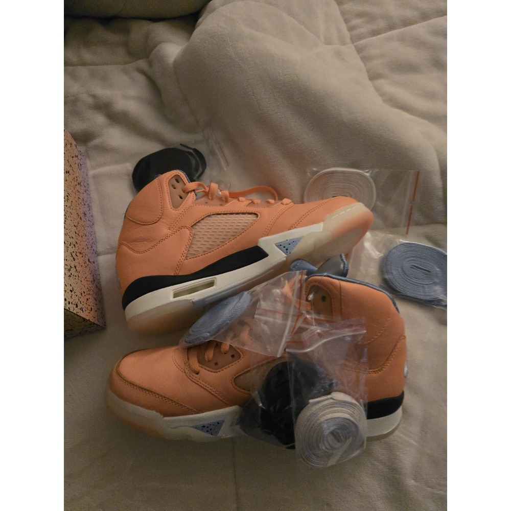 Size 9- Jordan 5 Retro x DJ Khaled We The Best - Crimson Bliss 2022 New With Box - Picture 10 of 16